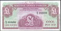 Великобритания, Британская Армия , 1 фунт 4-серия