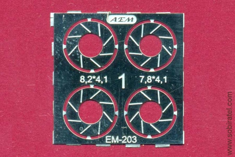 EM-203 фототравление. Тормозные диски, набор №1