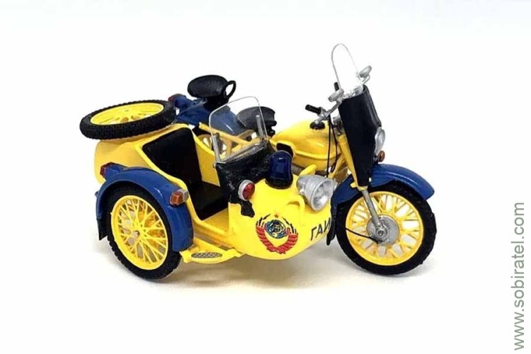 мотоцикл М-67-36П ГАИ-милиция патрульный 70-е годы (Моделстрой 1:43)