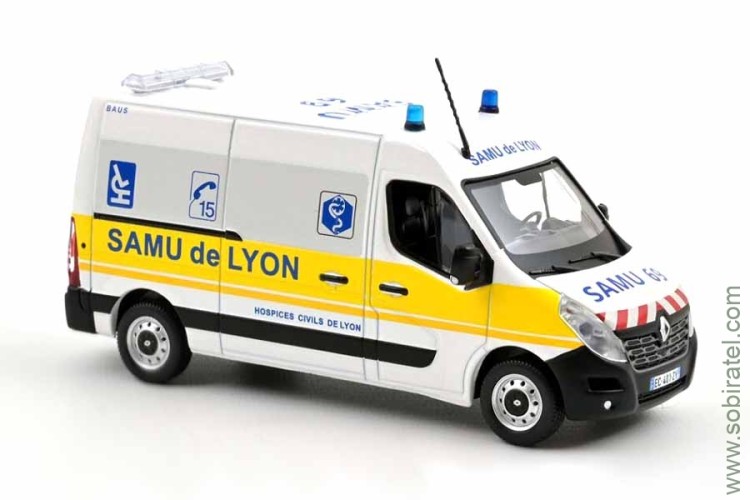 Renault Master "SAMU de Lyon" (неотложная медицинская помощь Лиона) 2014 (Norev 1/43) Renault Master "SAMU de Lyon" (неотложная медицинская помощь Лиона) 2014 (Norev 1/43)