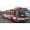 DKP0214 Набор декалей Полосы для ЛиАЗ-5256.00 белые, вариант 1 (45x290 мм)