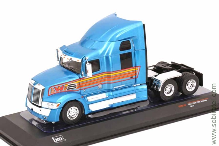 седельный тягач №204 Western Star 5700 XE 2016 голубой (iXO 1:43)