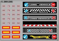 DKM1340 Набор декалей Брызговик для гузовиков и прицепов, вариант - 31 (100x70 мм)