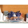 мотоцикл ПМЗ-А-750 синий Милиция, 1:43 Моделстрой