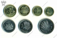 Лесото. Набор 7 монет.