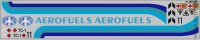 DKP0071 Набор декалей полосы, надписи, логотипы аэропорта, вариант 13 (60x200 мм)