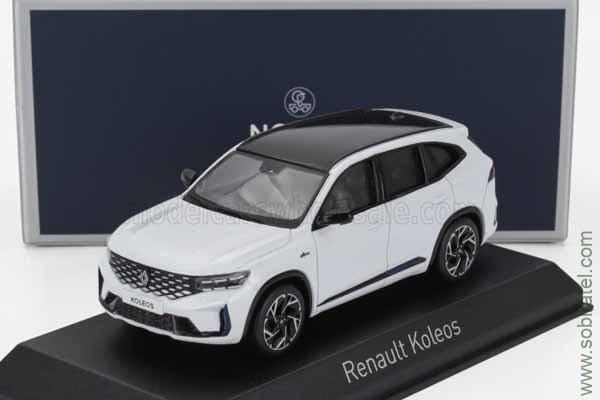 Renault Koleos 2025 белый с черным (Norev 1/43)