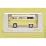 VW T2 Combi 1973 с досками для серфинга, жёлтый (Norev 1/43)