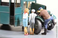 композиция Фердинанд, проверка мотора (Моделстрой 1/43)