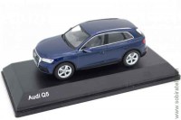 Audi Q5 2016 navarra blue, 1:43 Kyosho