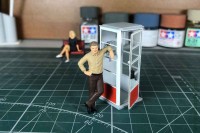 фигурка Женька в бежево-коричневом (Моделстрой 1:43)