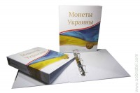 Альбом Стандарт Т формат Optima с надписью Монеты Украины, без листов