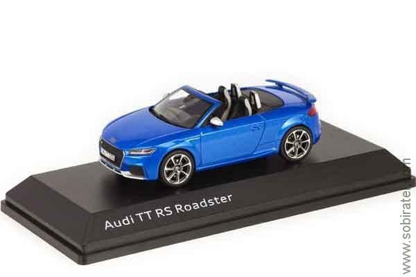 Audi TT RS Roadster 2017 ara blue (i-Scale 1:43)