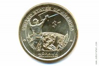 1 доллар 2015 США (рабочие)