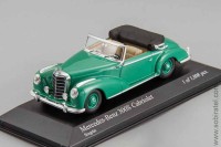 Mercedes-Benz 300S Cabriolet (W188) 1954 зеленый (Minichamps 1:43)