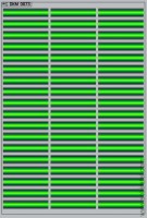 DKM0673 Набор декалей Декор для сидений Икарус зеленый (100x140 мм)