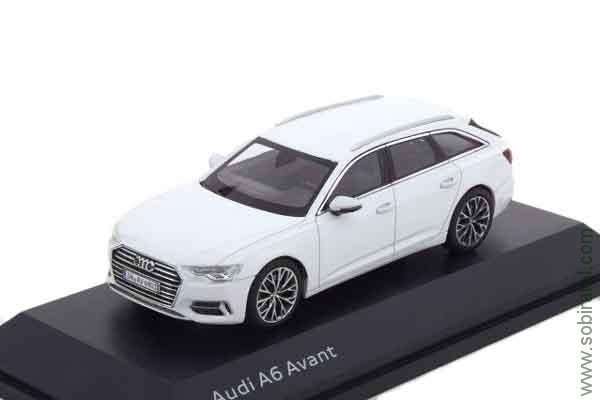 Audi A6 Avant 2018 glacier white, 1:43 i-Scale