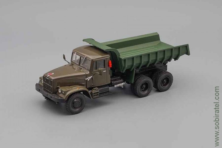 КрАЗ-256Б 1969-77 самосвал зелёный (НАП 1:43) КрАЗ-256Б 1969-77 самосвал зелёный (НАП 1:43)