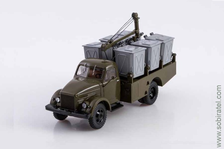 КММ-2 (51) мусоровоз зеленый (SSM 1:43)