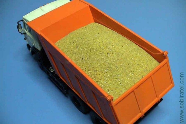 Груз в кузов для Камский 65115 песок (ССМ)