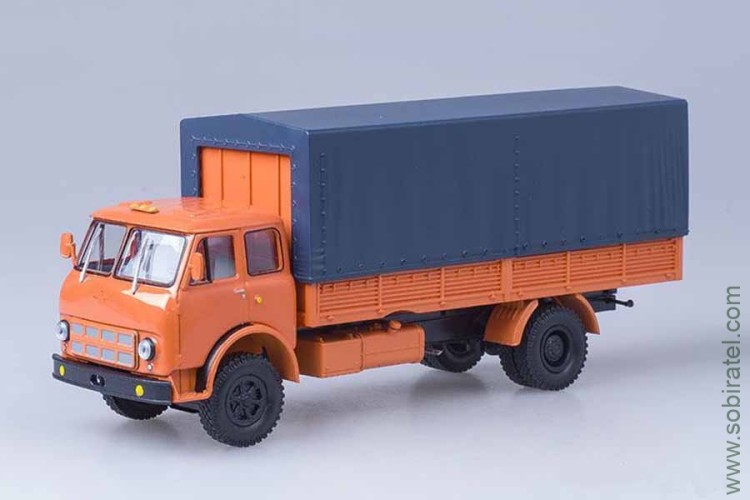 Минский 53352 1974-76 тент, коралловый (НАП 1/43) Минский 53352 1974-76 тент, коралловый (НАП 1/43)