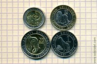 Кения. Набор 4 монеты (животные)