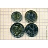 Кения. Набор 4 монеты (животные)