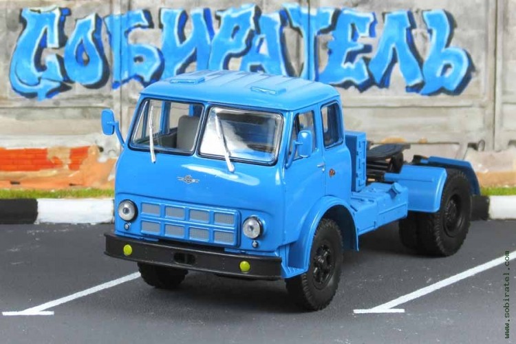 МАЗ-504А 1970 тягач синий (НАП 1:43)