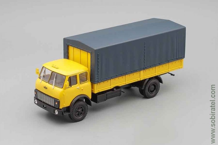 Минский-53352 1977-90 с тентом, желтый (НАП 1:43)