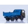 Минский-5551 1988 самосвал, ранняя кабина, хаки-синий (АИСТ 1:43)
