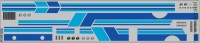 DKP0222 Набор декалей Полосы для ЛиАЗ-5256.00, вариант 3 (60x290 мм)
