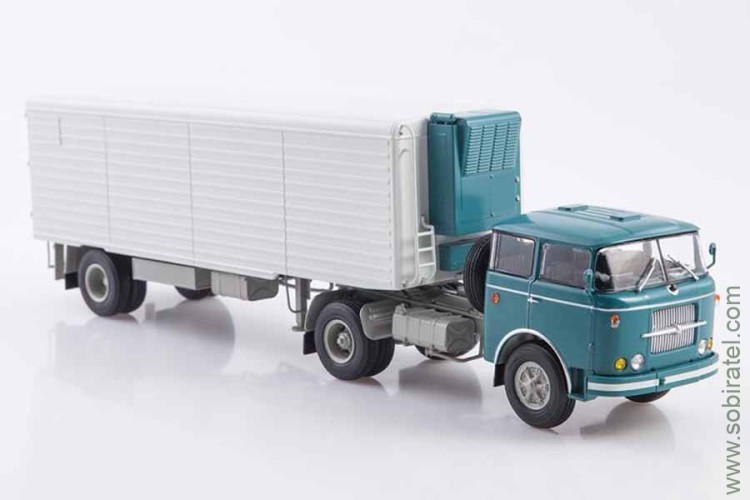 Skoda 706 RTTN c полуприцепом Alka N12CH (АИСТ 1:43)