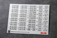3D-декаль. Автономера СССР после 1977 года (Emboss 1/43)