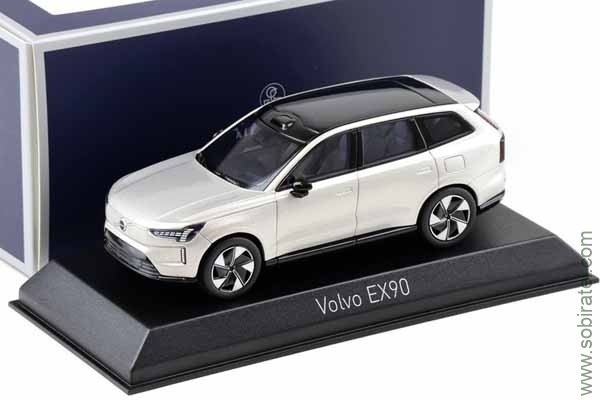 Volvo EX90 4х4 2024 серебристый (Norev 1/43)