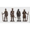 Воины 19 столетия, 4 шт., 40 мм