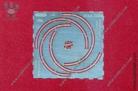 EM-308 фототравление. Набор молдингов арок колёс для Ликинский 5930 / 5932