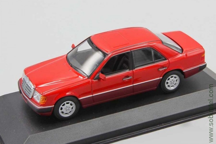 Mercedes-Benz 230E 1991 красный (Maxichamps 1:43)