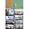 129-ДЕК Декали на модели грузовиков изотермические фургоны