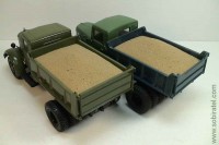 масштабная модель Груз в кузов для МАЗ, ЯАЗ 205 песок (ССМ, АИСТ, НГ, АЛ)