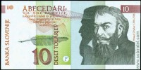 Словения 1992, 10 толаров