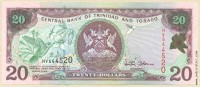 Тринидад и Тобаго 2002, 20 долларов.