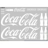 DKMB0156 Набор декалей для полуприцепа 93341 Coca-Cola, вариант 1 (200x140 мм)