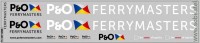 DKP0256 Набор декалей  P&O Ferrymasters, вариант 2 (50x290 мм)