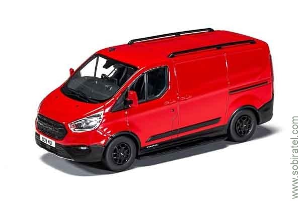 Ford Transit Custom Trail 2020 красный (Vanguards 1:43)