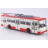 троллейбус Skoda-14TR бело-красный (АИСТ 1:43)