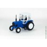 трактор МТЗ-82 (пластик) синий / белый
