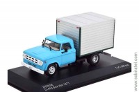 Dodge D-400 Box Van (фургон) 1971 light blue / grey (WB 1:43)