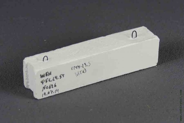 Блок фундаментный ФБС 24-5т (широкий), наружные петли, 1 шт., масштабная модель 1:43