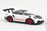 Porsche 911 GT3 RS Coupe Weissach Pack (992) 2022 белый (Norev 1/43)