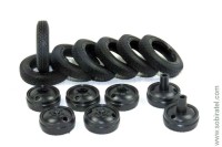 XR-242 Комплект резина Я-1/И-63 (7 штук) и диски на сталинский 5